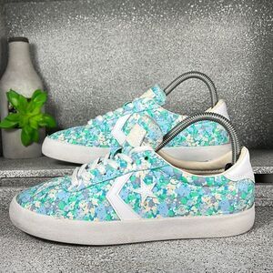 Converse Breakpoint Floral Low Top Sneakers Shoes Size 7.5